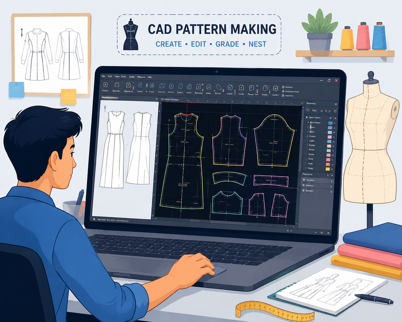 CAD Pattern Design & Nesting